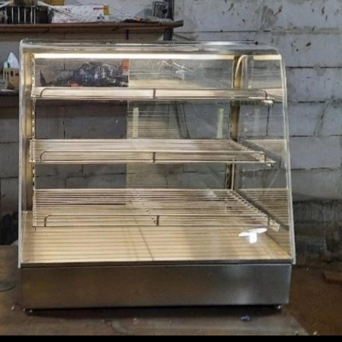 Food warmer display showcase makanan / Etalase food warmer stainless