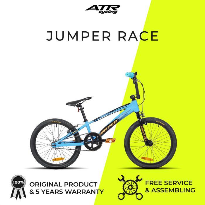 SEPEDA BMX AL 20-01SP UNITED JUMPER RACE (22) - BL-BK