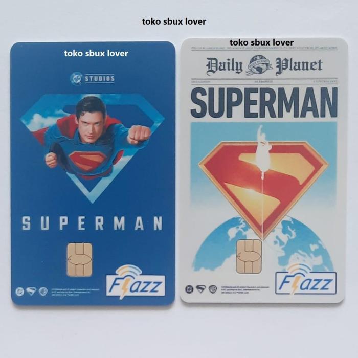 Kartu Flazz Bca Gen2 Saldo 0 Superman Logo Movie