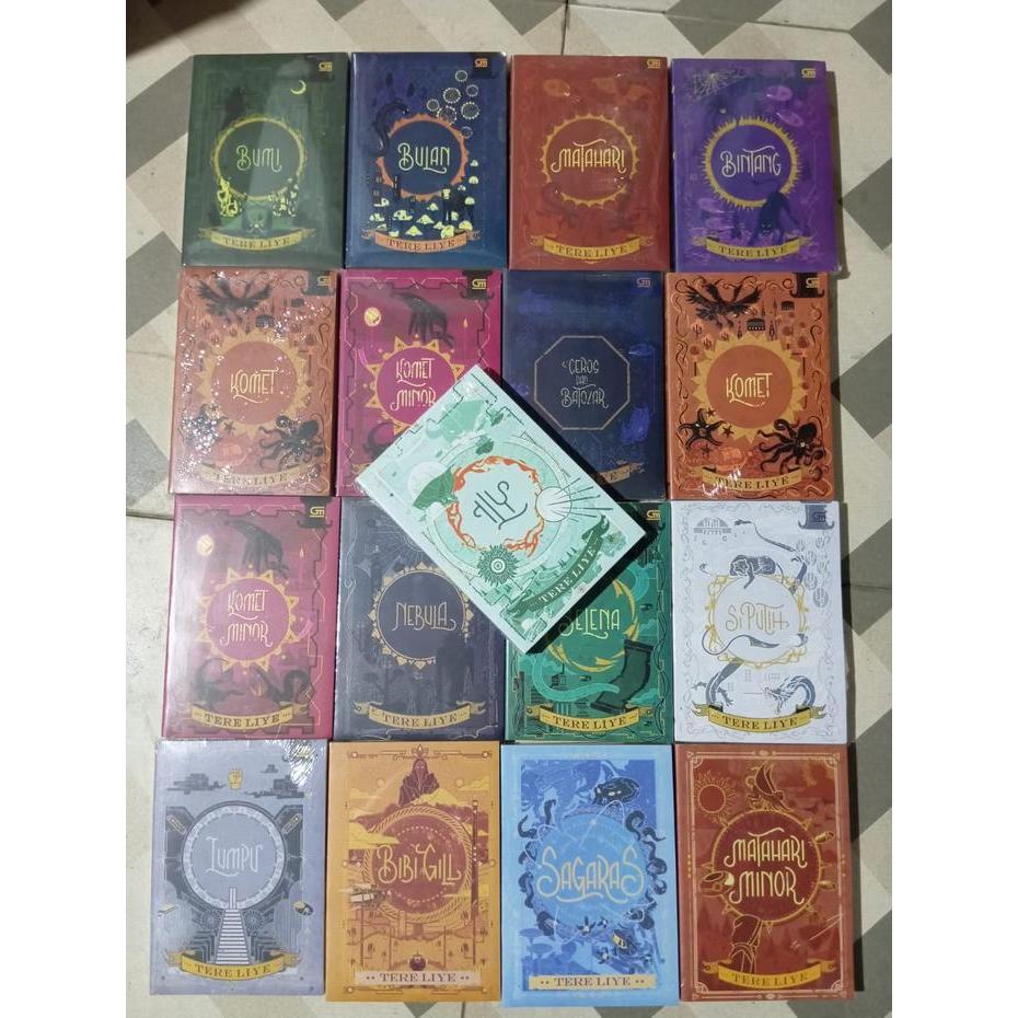 paket 17 buku novel series bumi