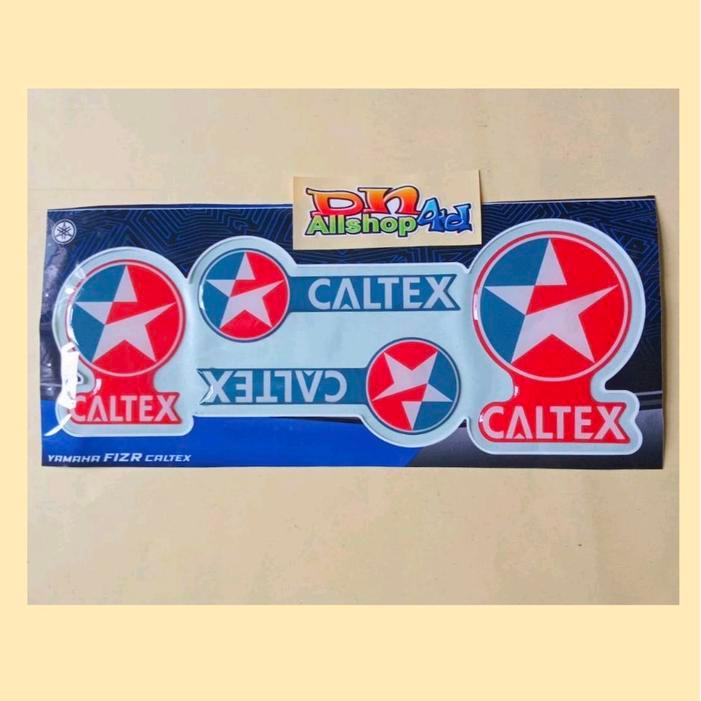 Stiker Emblem FIZR Caltex Timbul 3d untuk kendaraan Motor - Motorcycle Sporty