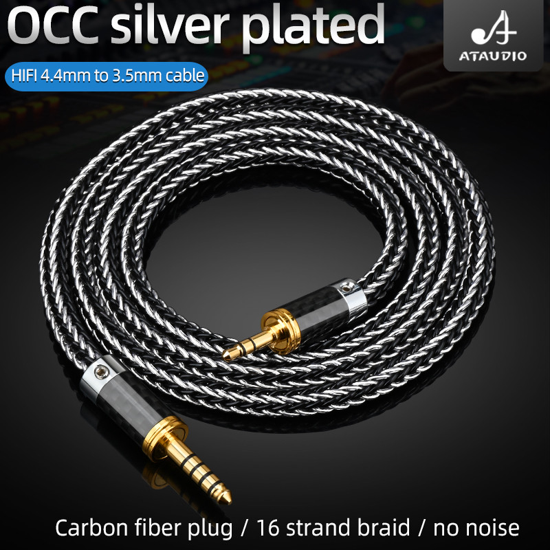 ATAUDIO HIFI 3.5mm TRRS Balanced Male to 4.4mm Balanced Male Audio Adapter Cable 4.4mm to 2.5mm TRRS