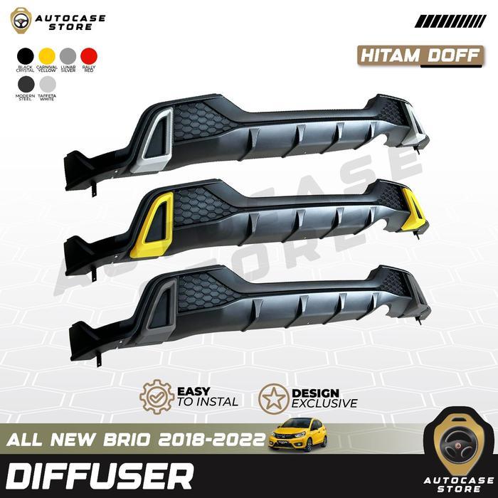 Diffuser Urbanite All New Brio 20182024 Up Hitam Doff / Hitam Glossy Aksesoris Mobil Sporty