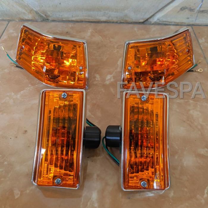 FREE ONGKIR LAMPU SEIN ASSY VESPA NEW PX EXCEL KUNING BISA COD