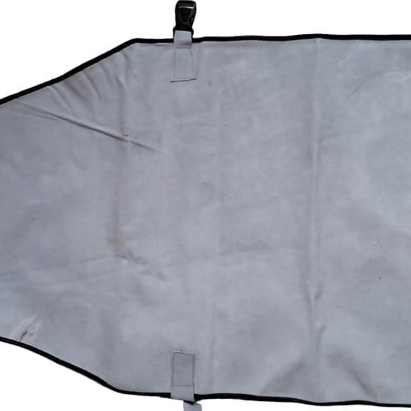 Apron Dada Las Kulit / Welding Apron Kulit Abu-Abu