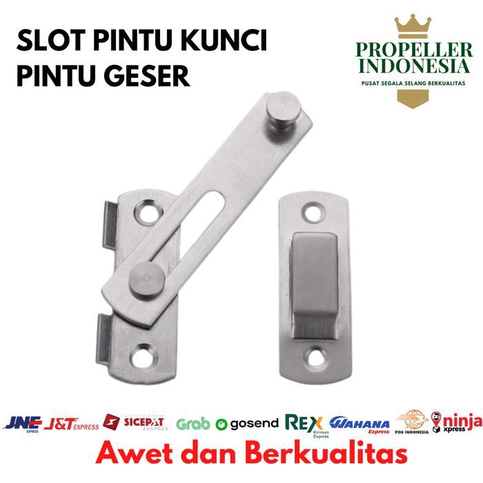 Grendel Slot Pintu Sleeding Kunci Pintu Geser