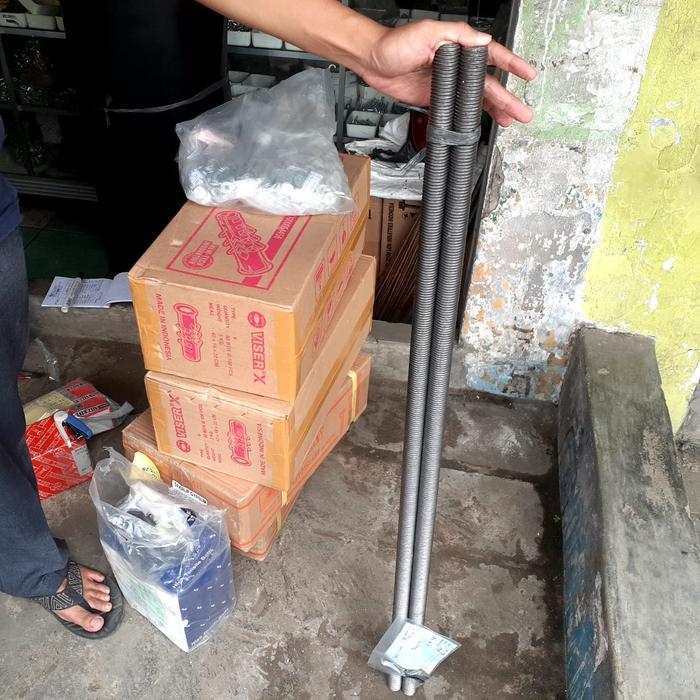 Asdrat 1 Inchi / As Drat 1 Inchi / Long Drat 1 Inch / Stud Bolt 1 In