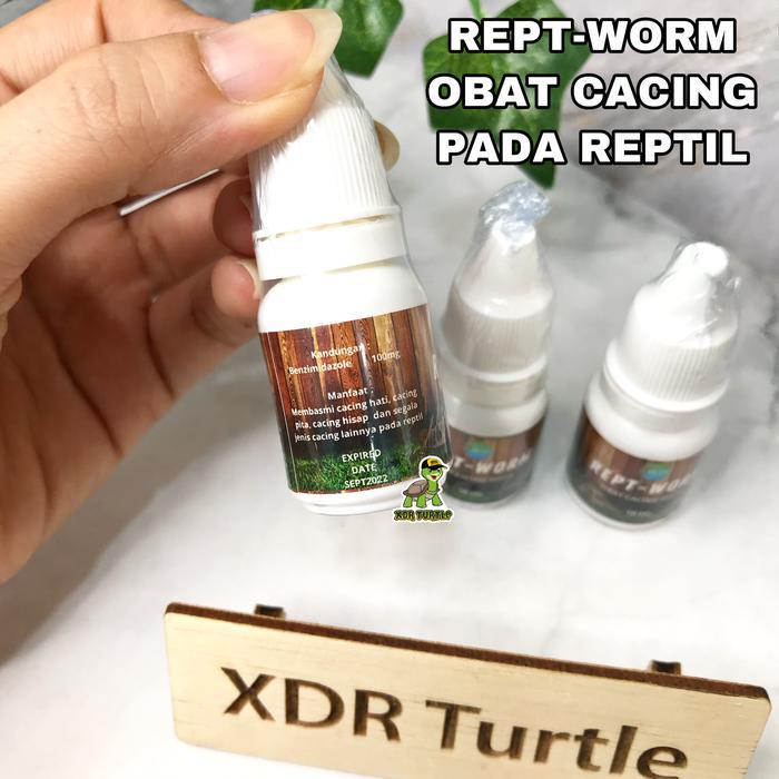 Rept-Worm Obat Cacing Reptil Kura Darat Sulcata Forsteni Pardalis Pasti Ori