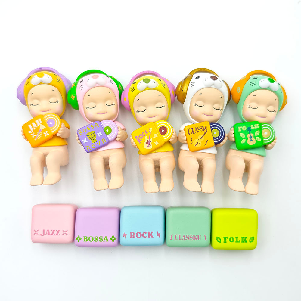 Sonny Angel Blind Box Toys Love The Music Series Anime Mini Action Figure Cute Doll Ornament