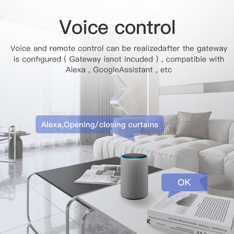 Tuya Curtain Motor Detachable Track WIFI BLE Tuya Smart Electric Curtain Robot Curtain Motor APP