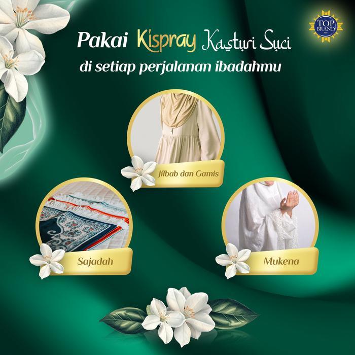 Kispray Kasturi Botol 318 Ml + Kispray Sapphire Botol 318 Ml + Kispray Gold Botol 318Ml Natura Clean