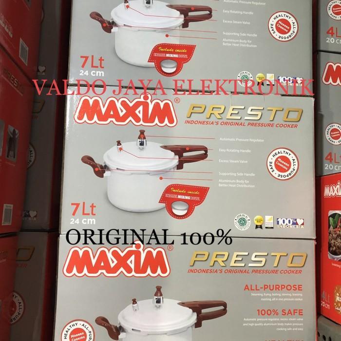 MAXIM Presto 7 Liter/Panci Cepat Matang 24CM MAXIM ORIGINAL