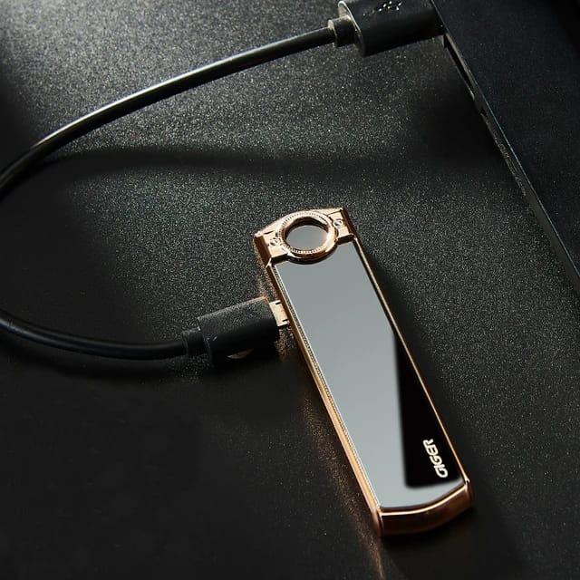 Mancis Elektrik 073 Usb Lighter Rechargeable Koil Listrik Populer
