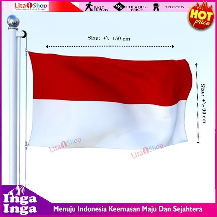 Bendera Indonesia Merah Putih 150 cm x 90 cm *