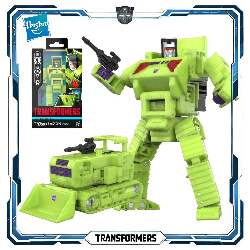 Hasbro Transformers Studio Series 86 Deluxe Class Bonecrusher Action Figure, Collectible Robot Toy,