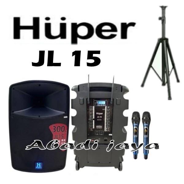 SPEAKER PORTABLE HUPER JL15 ORIGINAL HUPER JL15 SPEAKER HUPER 15 INCH - HUPER JL15