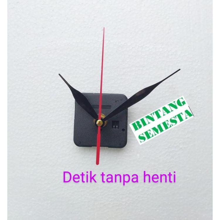 "New" mesin jam dinding sweep moment tanpa bunyi detik