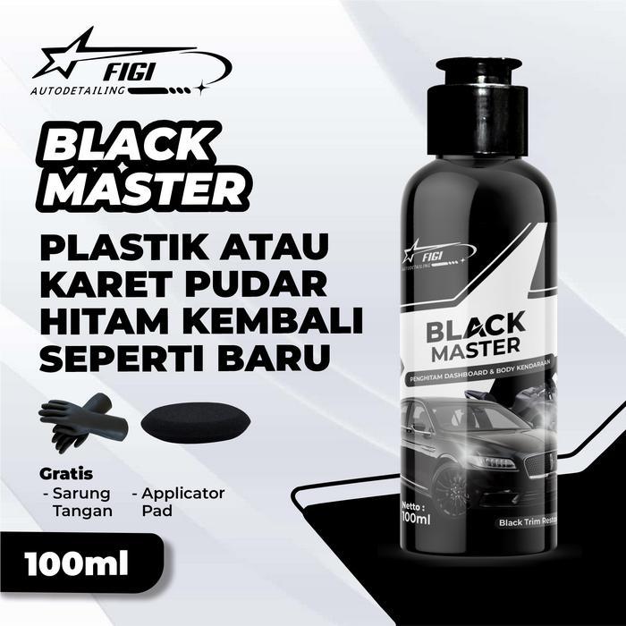 figi black master penghitam body motor dan mobil 100ml
