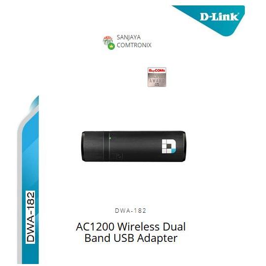 D-Link Dwa-182 Ac1200 Wireless Dual Band Usb Adapter