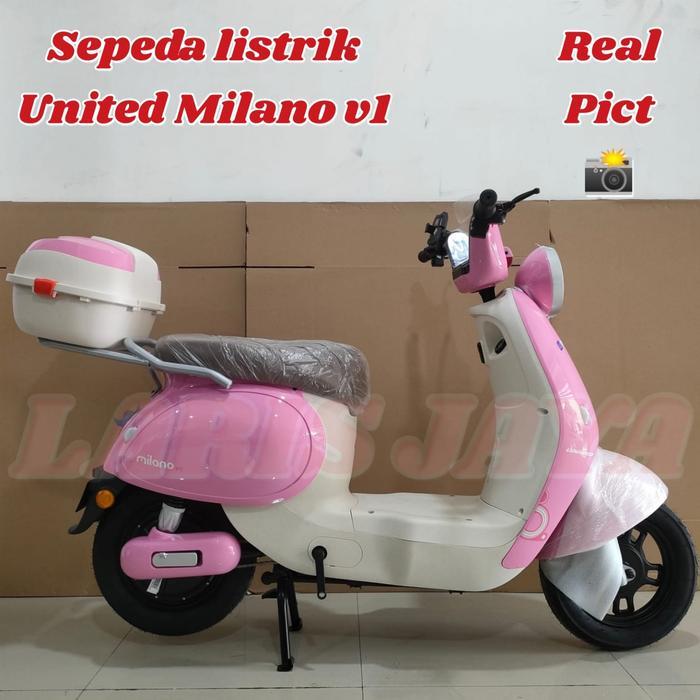 SEPEDA LISTRIK united milano v1 SEPEDA LISTRIK SEPEDA LISTRIK UNITED MILANO V1 Sepeda listrik e bike
