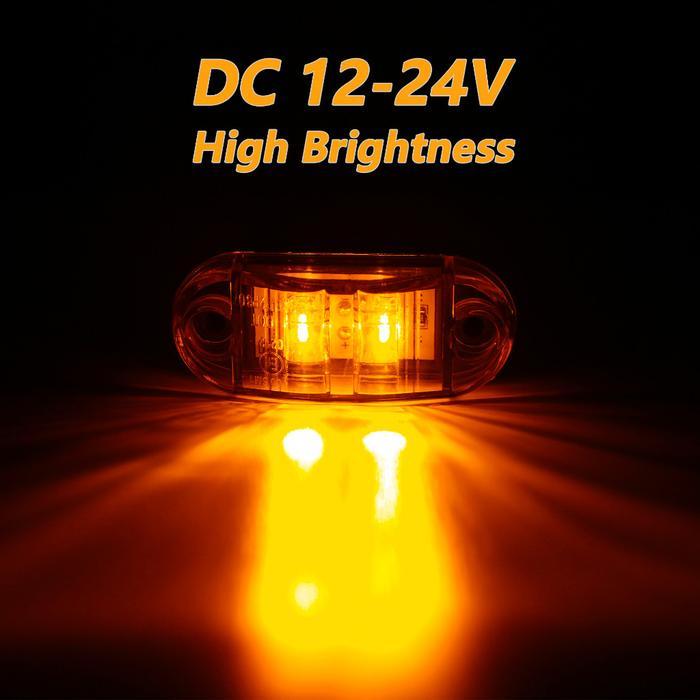 FREE ONGKIR 4PCS LED SAMPING BAK TRUK/LAMPU LED BAK SAMPING 12-24V/ LAMPU ATRET MOBIL TRUK LAMPU LED
