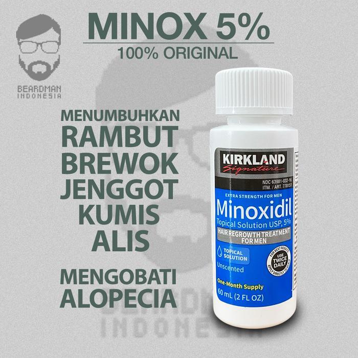 NEW!!! MINOXIDIL KIRKLAND 5% ORIGINAL - PENUMBUH RAMBUT DAN BREWOK
