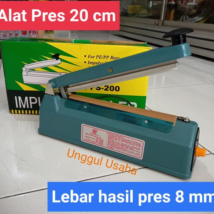ALAT PRES PLASTIK SEALER LEBAR HASIL PRES 1CM