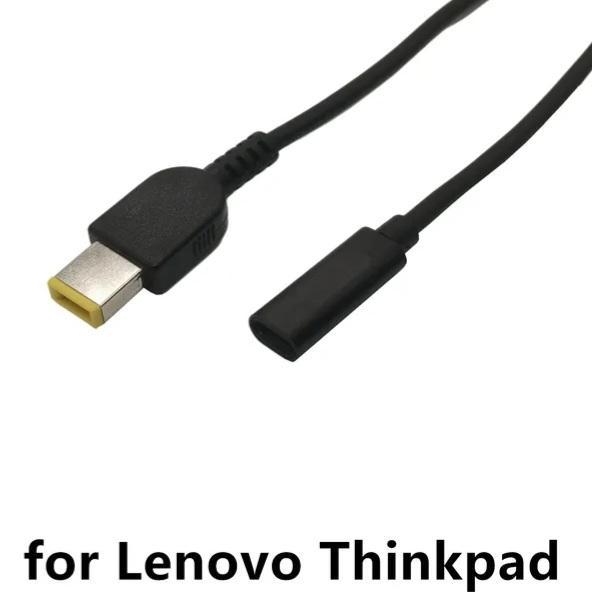 Kabel Converter Charger Laptop Lenovo Thinkpad to USB Type C Female