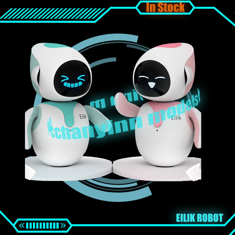 Eilik Smart Robot Emo Smart Robot Interactive Emo Accompany Spanish Voice Electronic Kid Toys Mini D