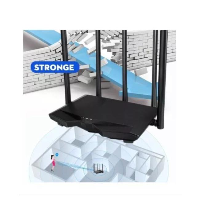 Tenda Ac7 Ac1200 Smart Dual Band Wifi Wireless Router 5 Antena