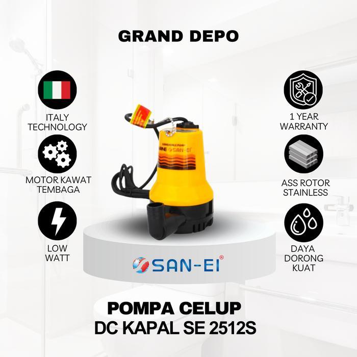 POMPA AIR CELUP DC KAPAL SE 2512S SAN EI / POMPA CELUP SAN EI BESTSELLER
