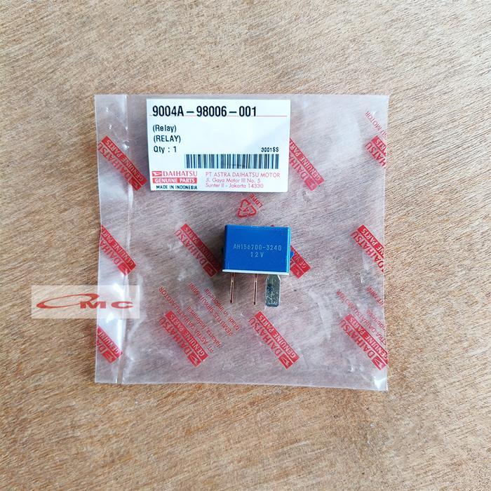 RELAY 4 KAKI RELAY DENSO BIRU 156700-3240 12V XENIA AVANZA AYLA AGYA RUSH GRAND MAX CALYA RAIZE ORI