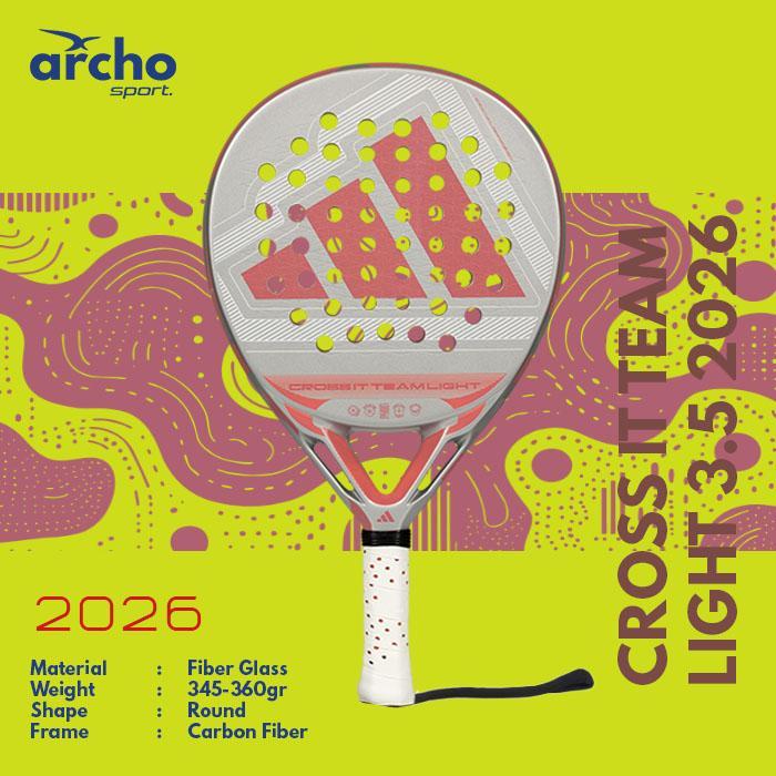 Terlaris ADIDAS Cross It Team Light 3.5 2026 Padel Racket / Raket Padel Best seller