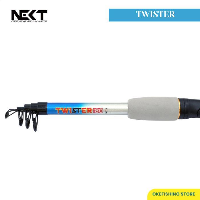 Terlaris Joran Antena Next Twister Fiber 120Cm 240Cm Ring Guide Kuat & Ringkas #Gratisongkir