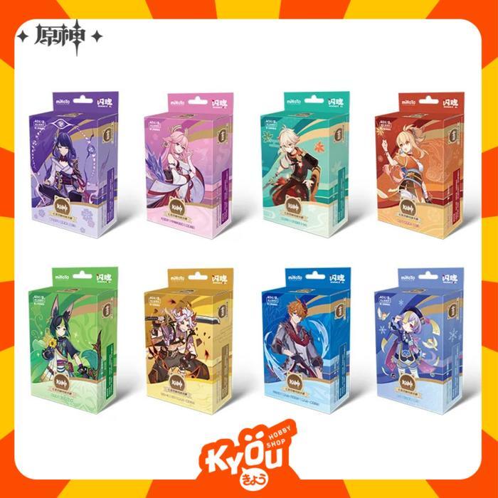 Yae Miko Raiden Shogun Childe Itto Qiqi Tighnari Kazuha Yoimiya Genius Invocation TCG Starter Deck -