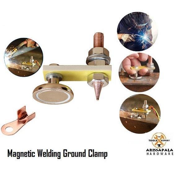 Magnet untuk Kabel Massa Mesin Travo Las Listrik Klem Tang Massa Las