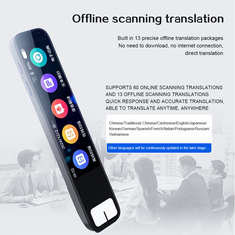 Online Offline Language Translator Pen Language Translator Device For Business Travel