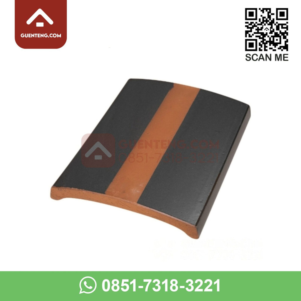 Aksesoris Genteng Kanmuri Lapping Tile Medi Grey
