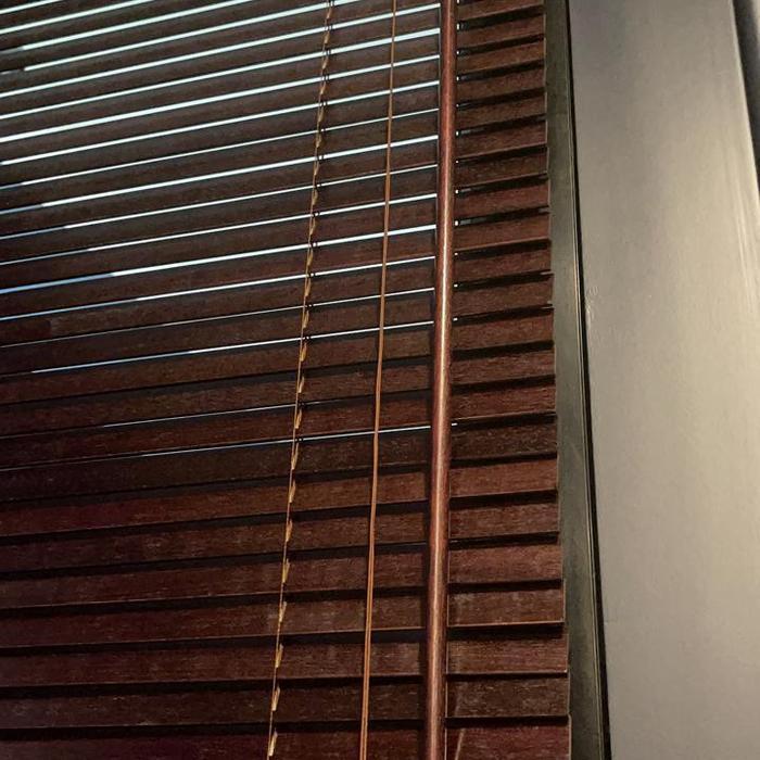 SHARPPOINT Wooden Blind 25mm Krey Kayu Horizontal Premium Tirai Jendela Minimalis Elegan Krey Kayu
