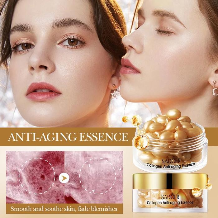Collagen Essence Serum Penghilang Flek Hitam Pemutih Mencerahkan Kulit Pelembab Wajah Pemutih