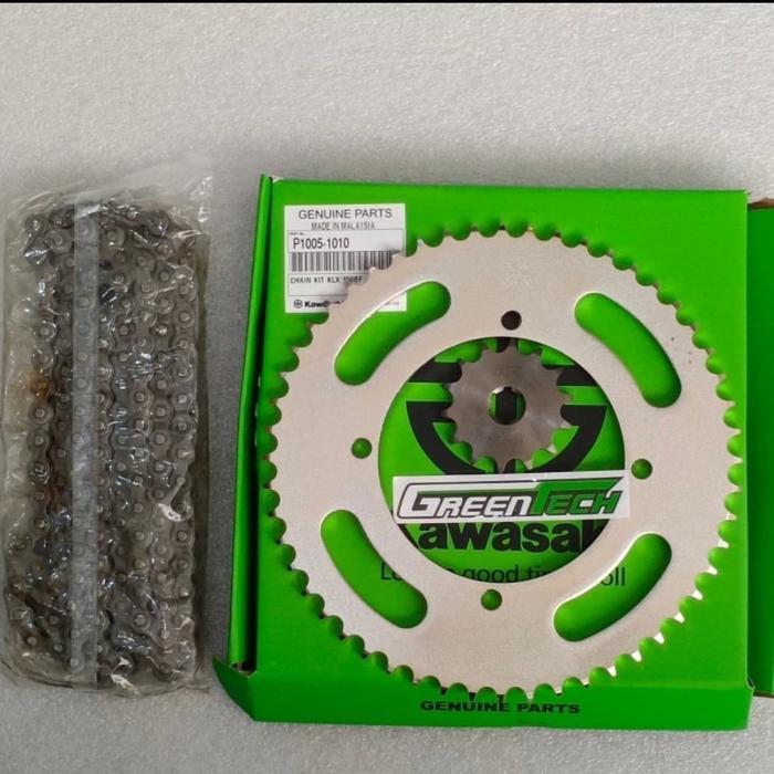 Gear Gir Set Rantai Set Klx 150 Klx150 Bf Original