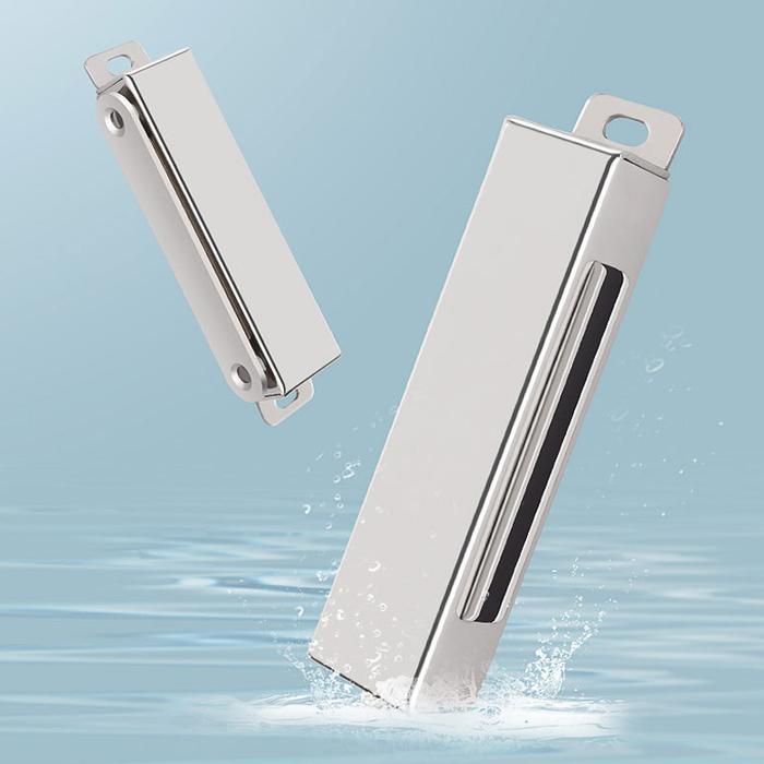 2PCS Magnet Pintu Lemari Stainless Steel Magnet Penahan Pintu Lemari Magnetic Strong Pengunci
