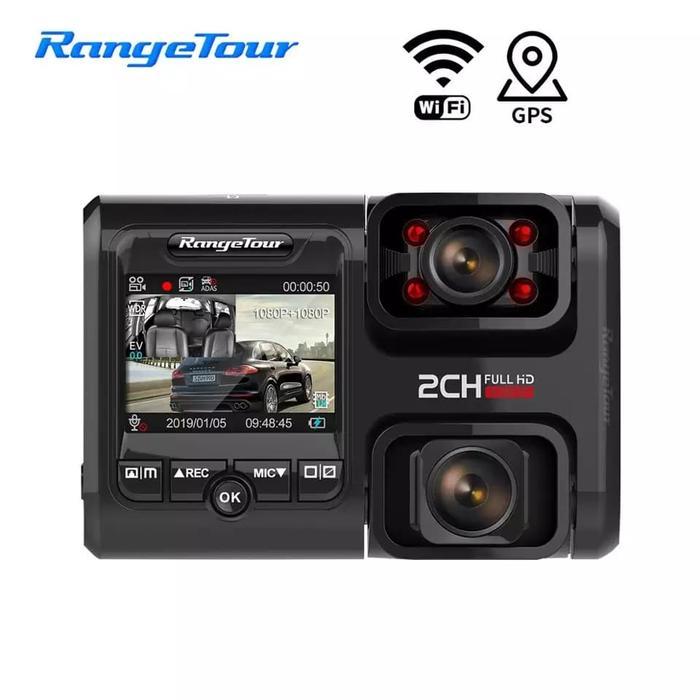 Dvr Dual Dashcam Kamera Mobil Wifi