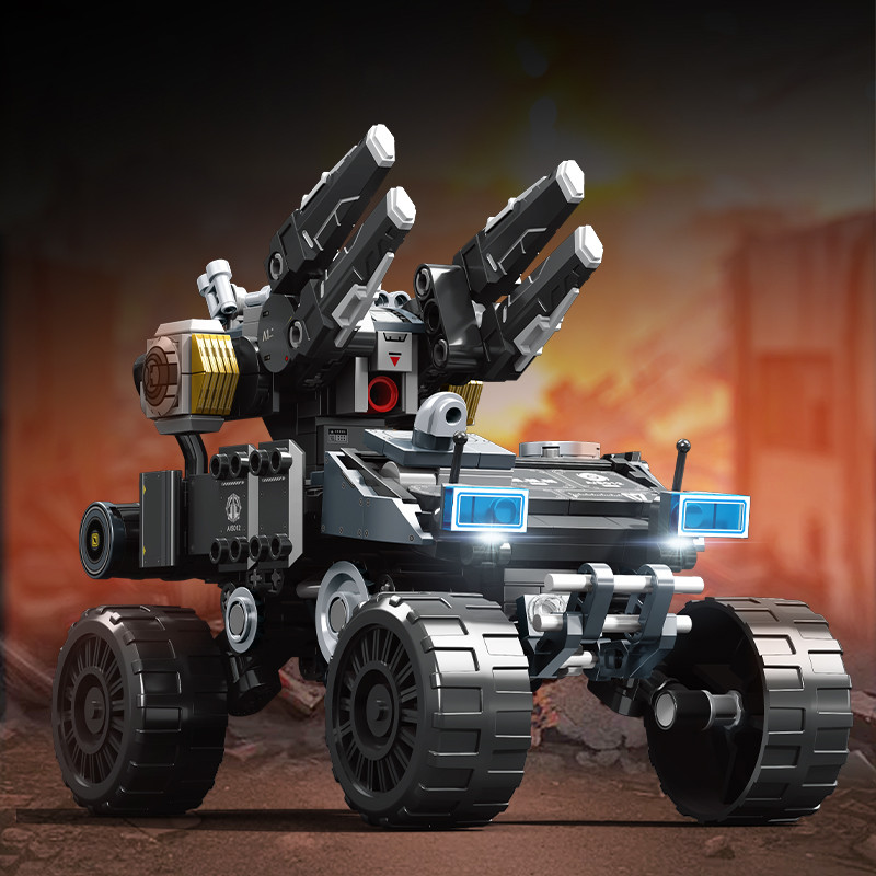 SEMBO BLOCK The Wandering Earth Military Mecha Model Assembly Building Block MOC Robot Bricks Kids