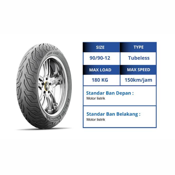Ban Motor Michelin City Grip 2 110/80 140/70 Ring 14