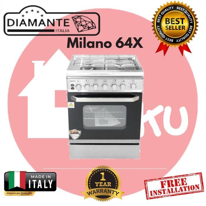 KOMPOR FREESATNDING DIAMANTE MILANO 64X