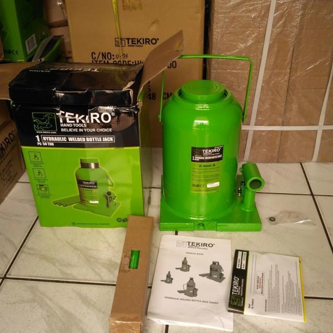 Ready Tekiro - Dongkrak Botol 50 Ton - Dongkrak Mobil Hydraulic - Original Terbaru