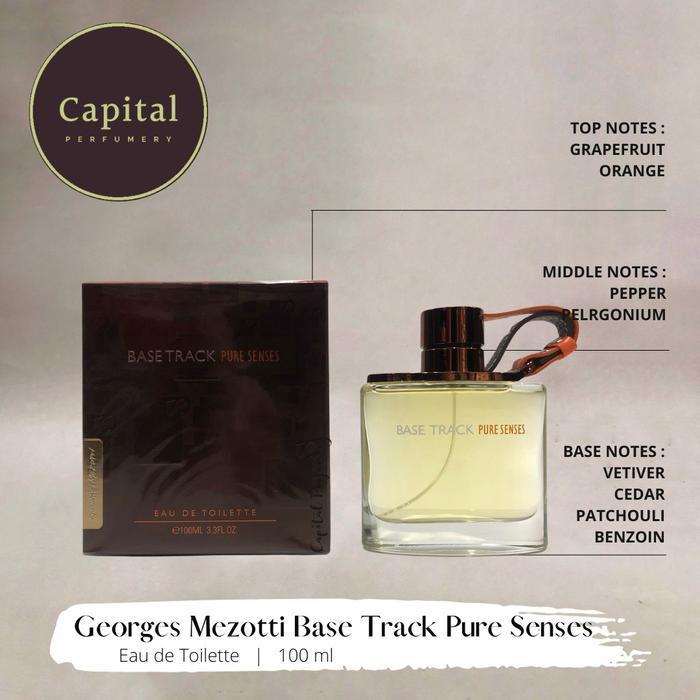 Georges Mezotti Base Track Pure Senses Edt 100 Ml #Gratisongkir