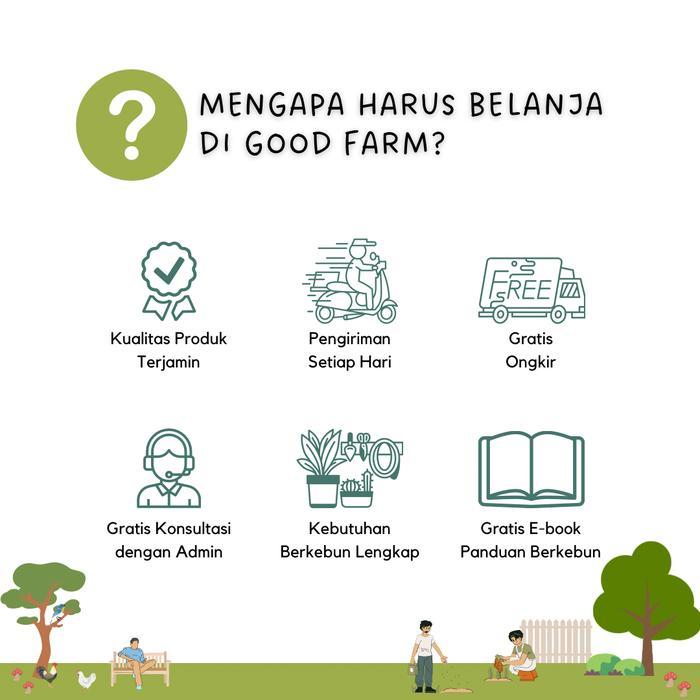 Goodfarm - Paket Instalasi Hidroponik Dft Plus Atap Terlaris