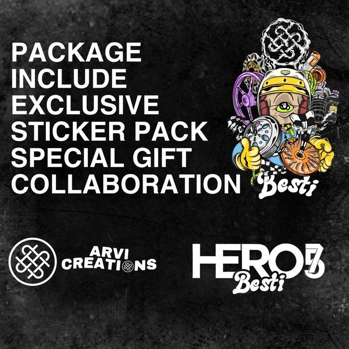 Sarung Jok Arvicreations X Hero57 Besti Forever Besti Anti Cakar Kucing & Air Motor